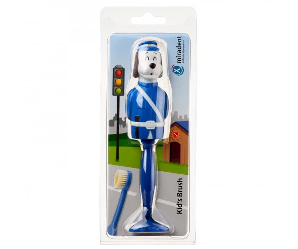 Дитяча зубна щітка Kid's Brush, Policeman ( собака ) Miradent Miradent (Німеччина)